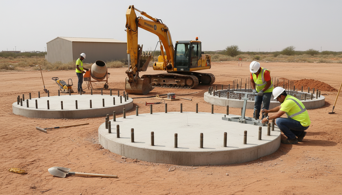 Firewater Tank Foundations