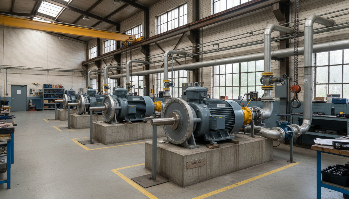 Pump Station Construction & Installation - Industrial Pump Installation